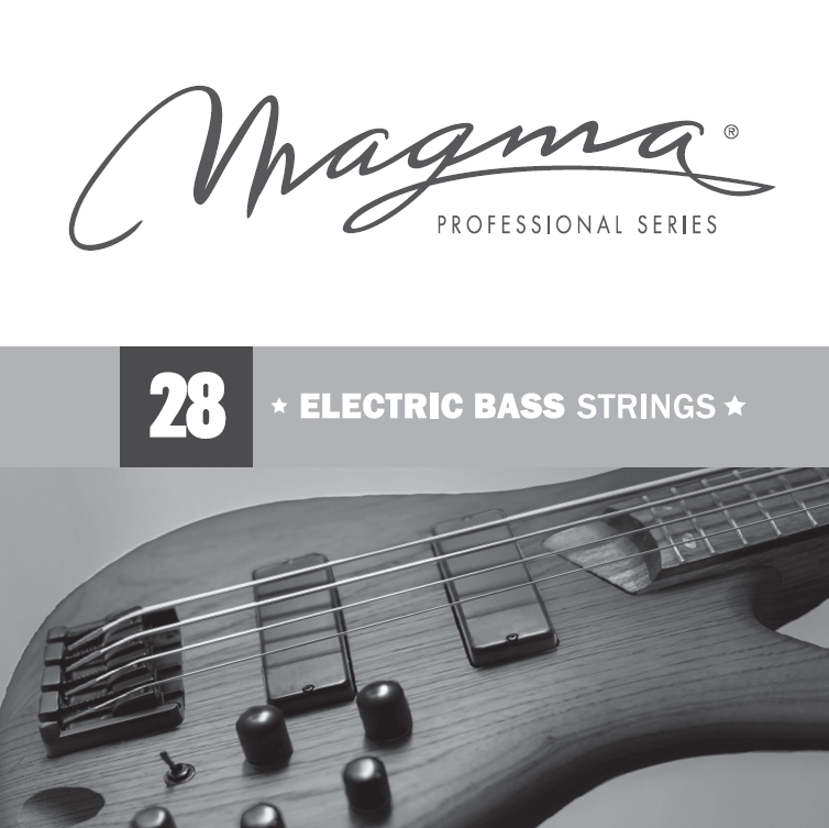 Cuerda Bajo Electrico Magma Nickel P/Steel .028 BS028N