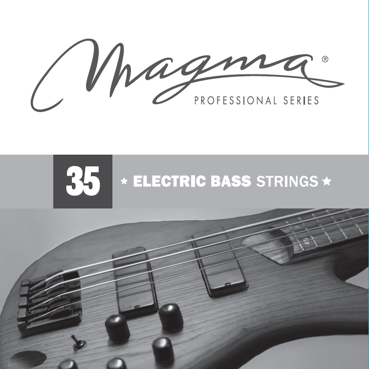 Cuerda Bajo Electrico Magma Nickel P/Steel .035 BS035N