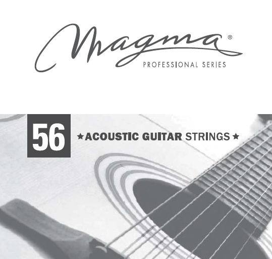 Cuerda Guitarra Acústica Magma Phosphor Bronze .056 GA056PB