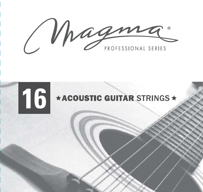 Cuerda Guitarra Acústica Magma Plain Steel .016 GA016