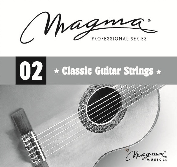 Cuerda Guitarra Clásica Magma 2° Medium Tension GC112