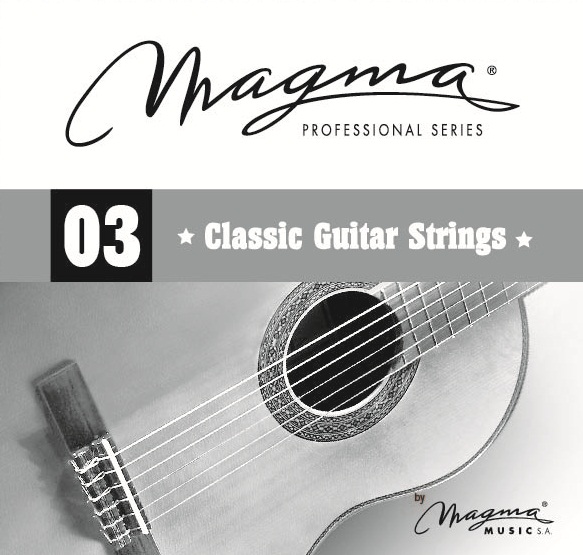 Cuerda Guitarra Clásica Magma 3° High Tension GC123