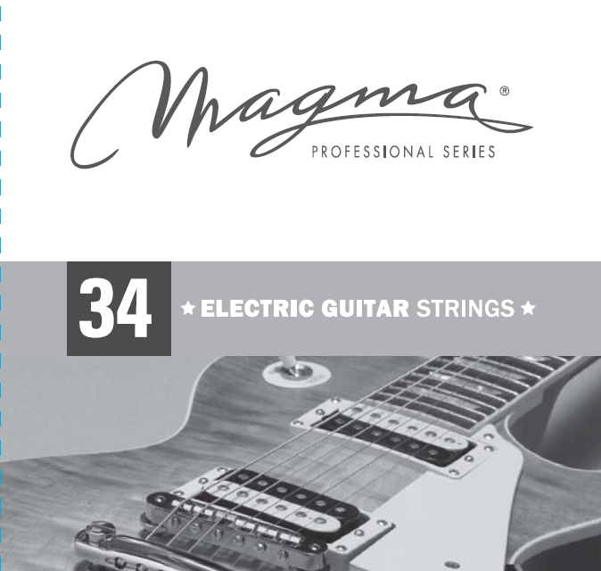 Cuerda Guitarra Electrica Magma Nickel P/Steel .034 GE034N