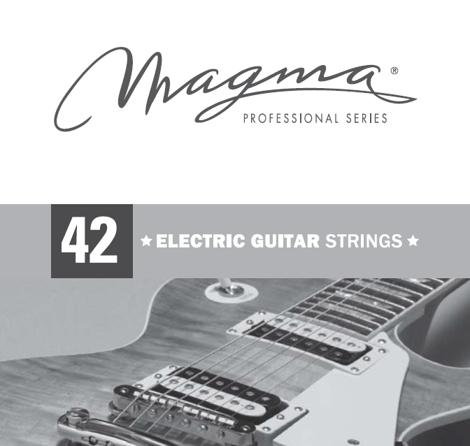 Cuerda Guitarra Electrica Magma Nickel P/Steel .042 GE042N