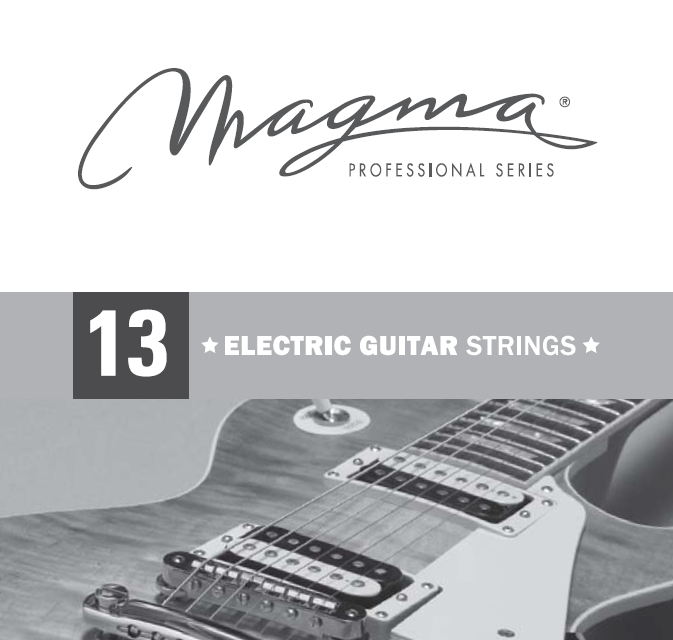 Cuerda Guitarra Electrica Magma Plain Steel .013 GE013N