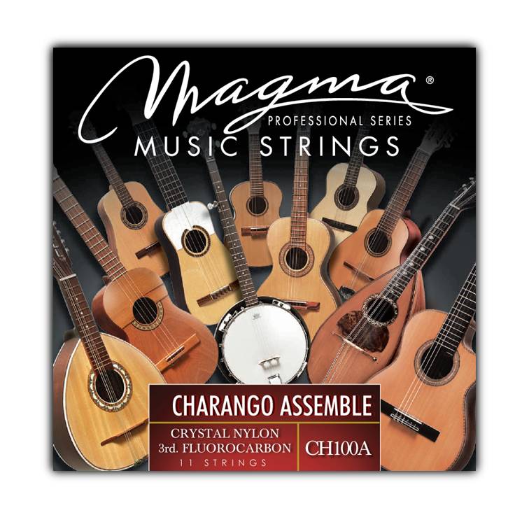 Encordado Magma Charango ASSEMBLE Nylon/Carbono 11 Cuerdas (CH100A) 1 Set