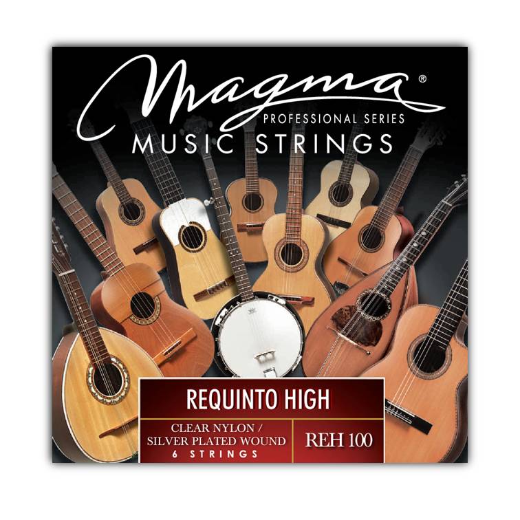 Encordado Magma Requinto T.Alta Nylon Cristal-Cobre Plateado (REH100) 1 Set