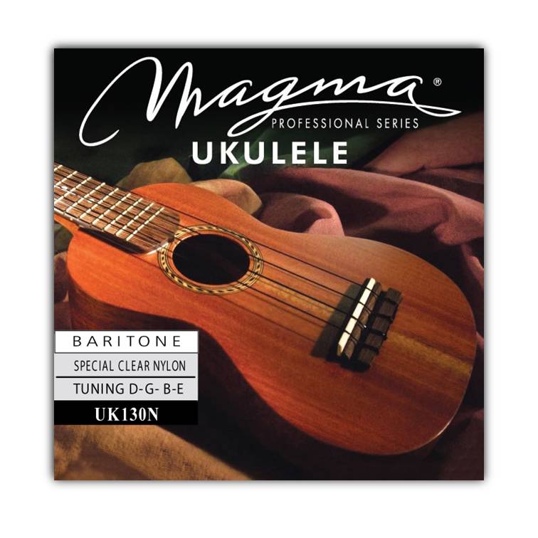 Encordado Magma Ukelele Baritono Nylon Especial Afinación Hawaiana (UK130N) 1 Set