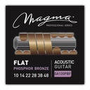 Set Cuerdas Guit Acustica Magma - Light Cuerdas Guit Acustica FLAT Phosphor Bronze Set .010" - .048" - GA120PBF 1 Set