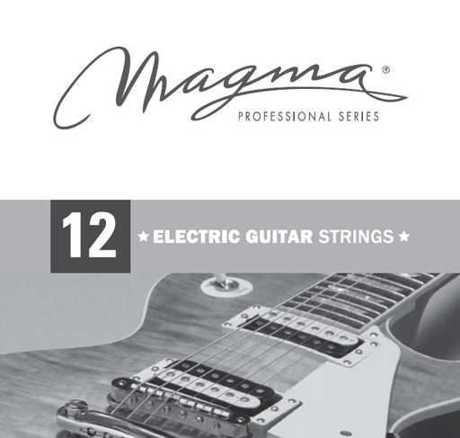 [GE012N] Cuerda Guitarra Electrica Magma Plain Steel .012 GE012N