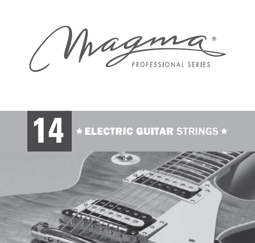 [GE014N] Cuerda Guitarra Electrica Magma Plain Steel .014 GE014N