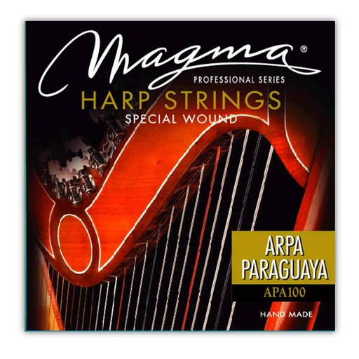 [APA100] Encordado Magma Arpa Paraguaya 36 Cuerdas Tensión Media (APA100) 1 Set