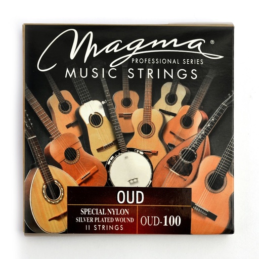 [OUD-100] Encordado Magma Oud 11 Cuerdas Nylon - Cobre Plateado (OUD-100) 1 Set