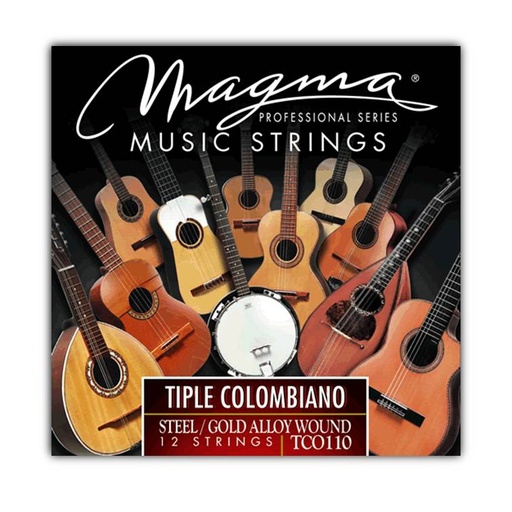 [TCO110] Encordado Magma Tiple Colombiano Bronce 85/15 (TCO110) 1 Set