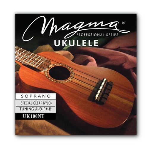 [UK100NT] Encordado Magma Ukelele Soprano Nylon Especial Afinación Tradicional (UK100NT) 1 Set